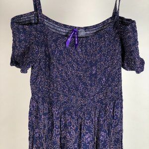Seraphine long MATERNITY maxi smocked removable straps/off-or-on shoulder dress